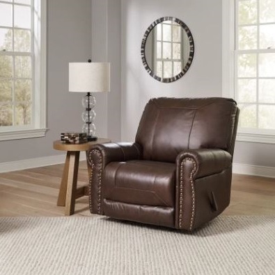 American Design Furniture by Monroe - Arlington Leather Rocker Recliner